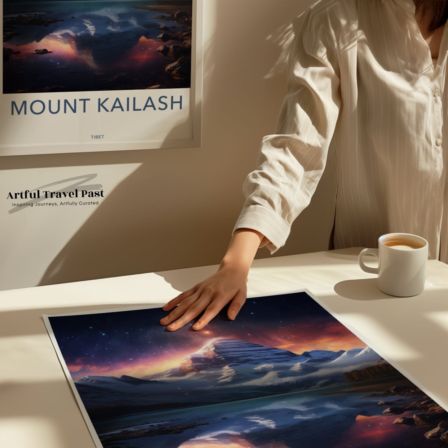 Mount Kailash Poster | Tibet Wall Art | South Asia Decor