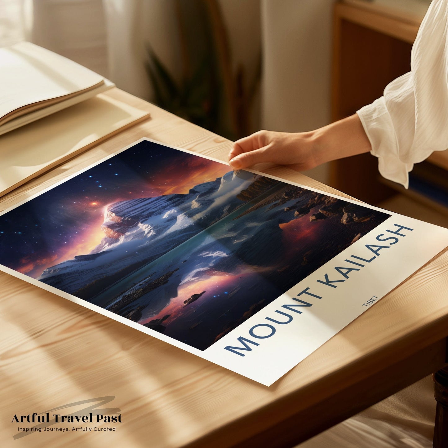 Mount Kailash Poster | Tibet Wall Art | South Asia Decor