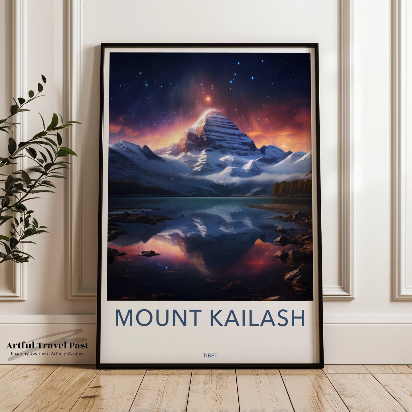 Mount Kailash Poster | Tibet Wall Art | South Asia Decor