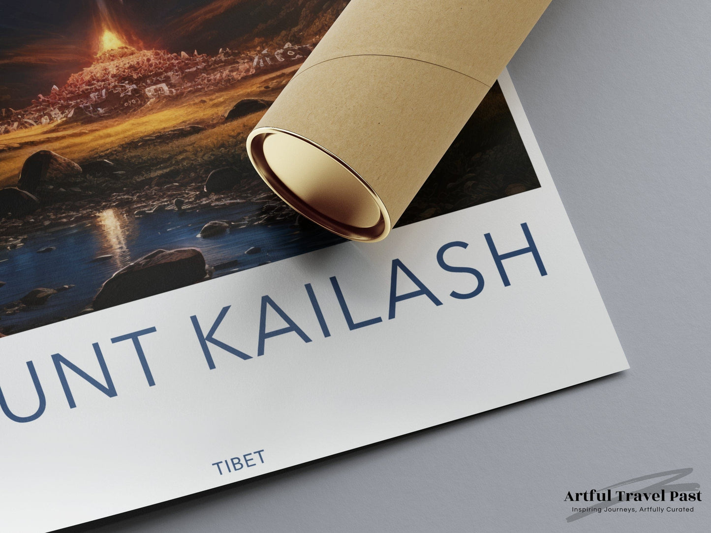 Mount Kailash Poster | Tibet Wall Art | South Asia Decor