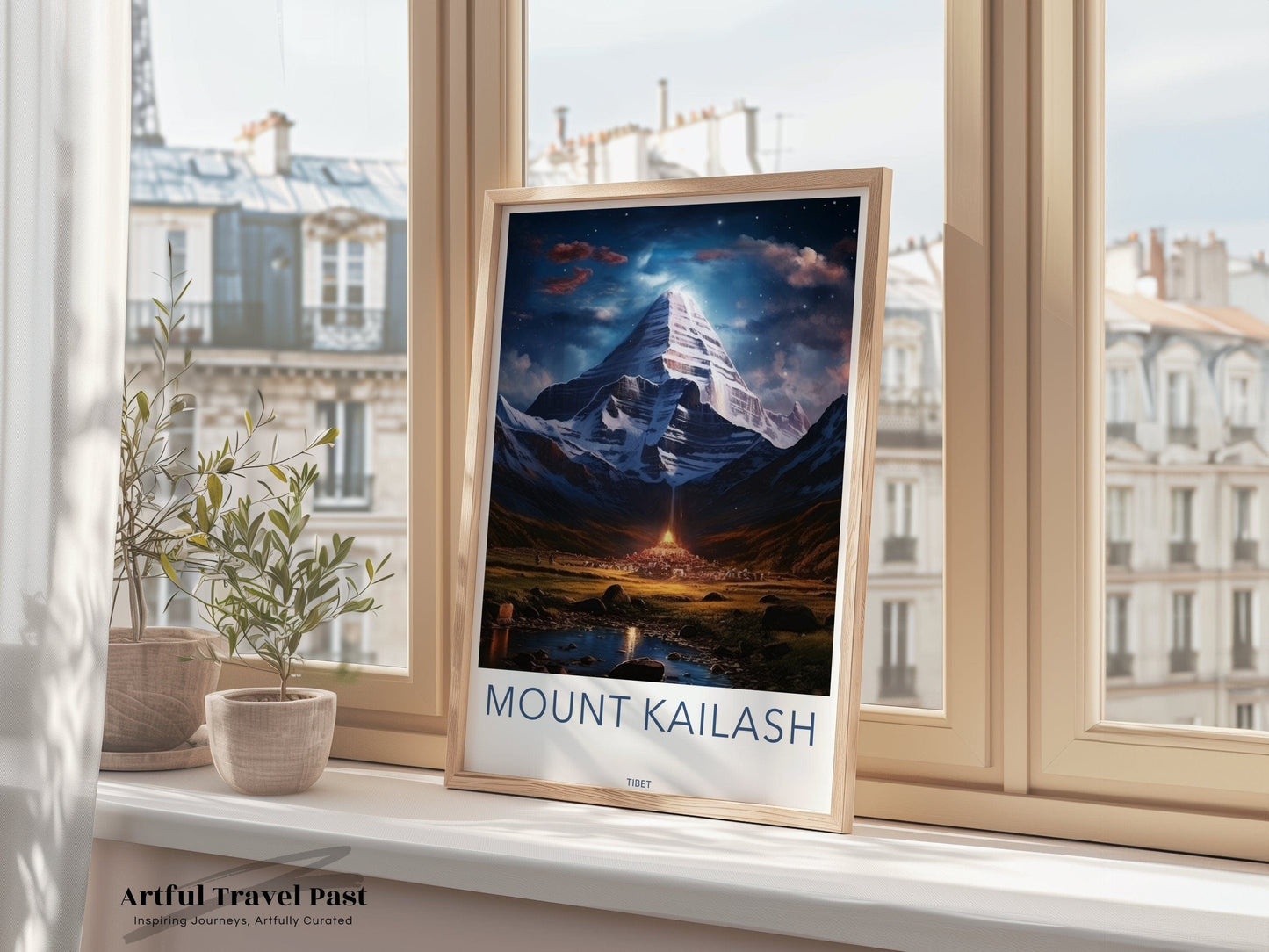 Mount Kailash Poster | Tibet Wall Art | South Asia Decor