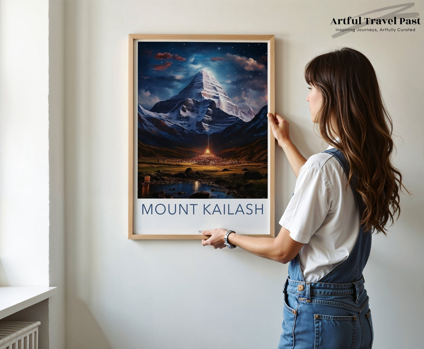 Mount Kailash Poster | Tibet Wall Art | South Asia Decor