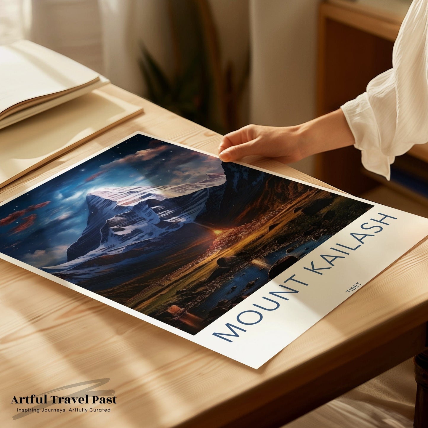 Mount Kailash Poster | Tibet Wall Art | South Asia Decor