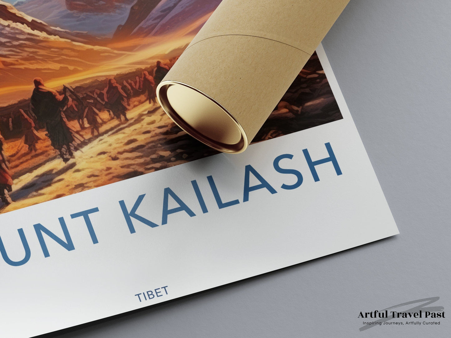 Mount Kailash Poster | Tibet Wall Art | South Asia Decor