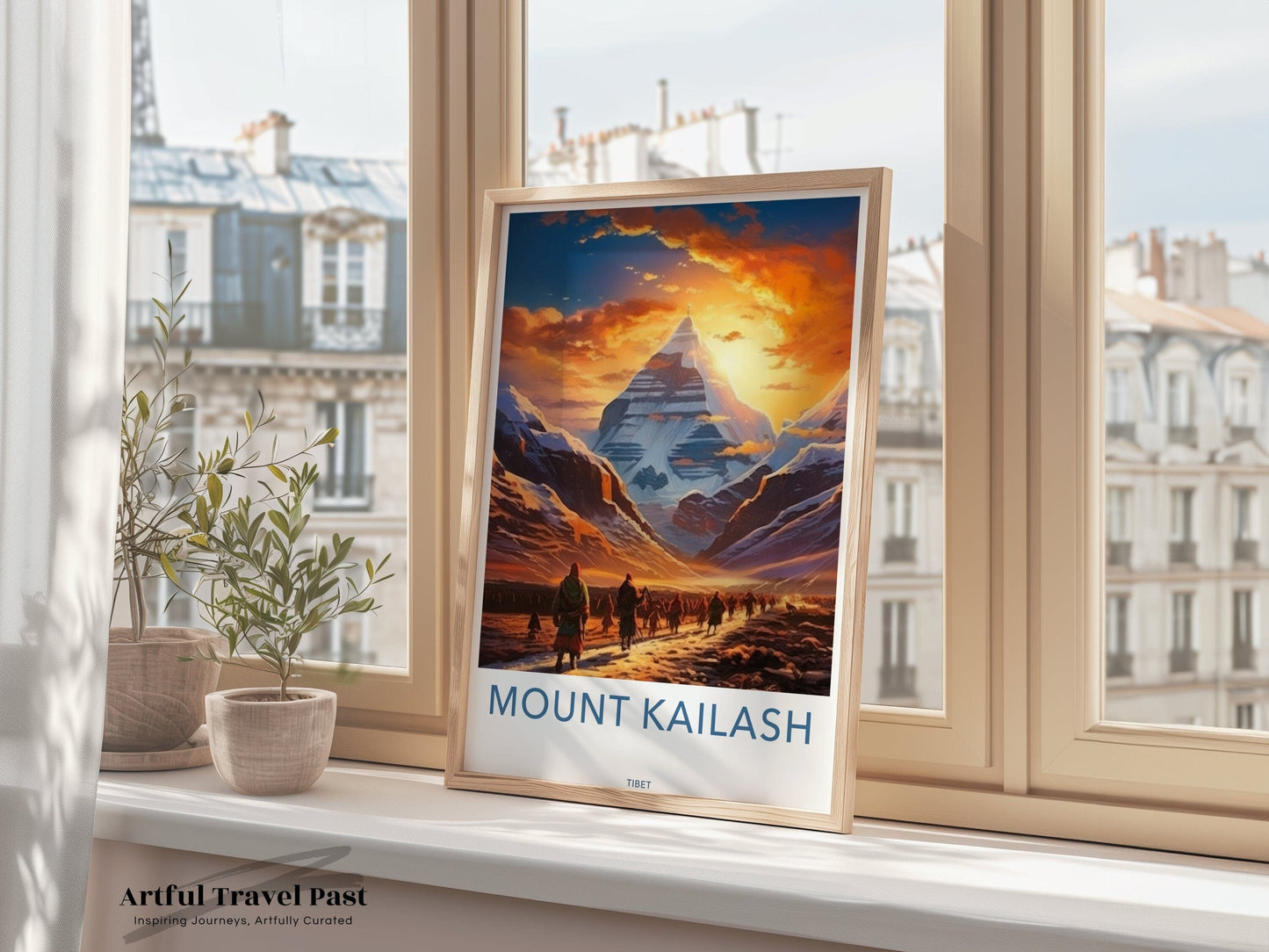 Mount Kailash Poster | Tibet Wall Art | South Asia Decor