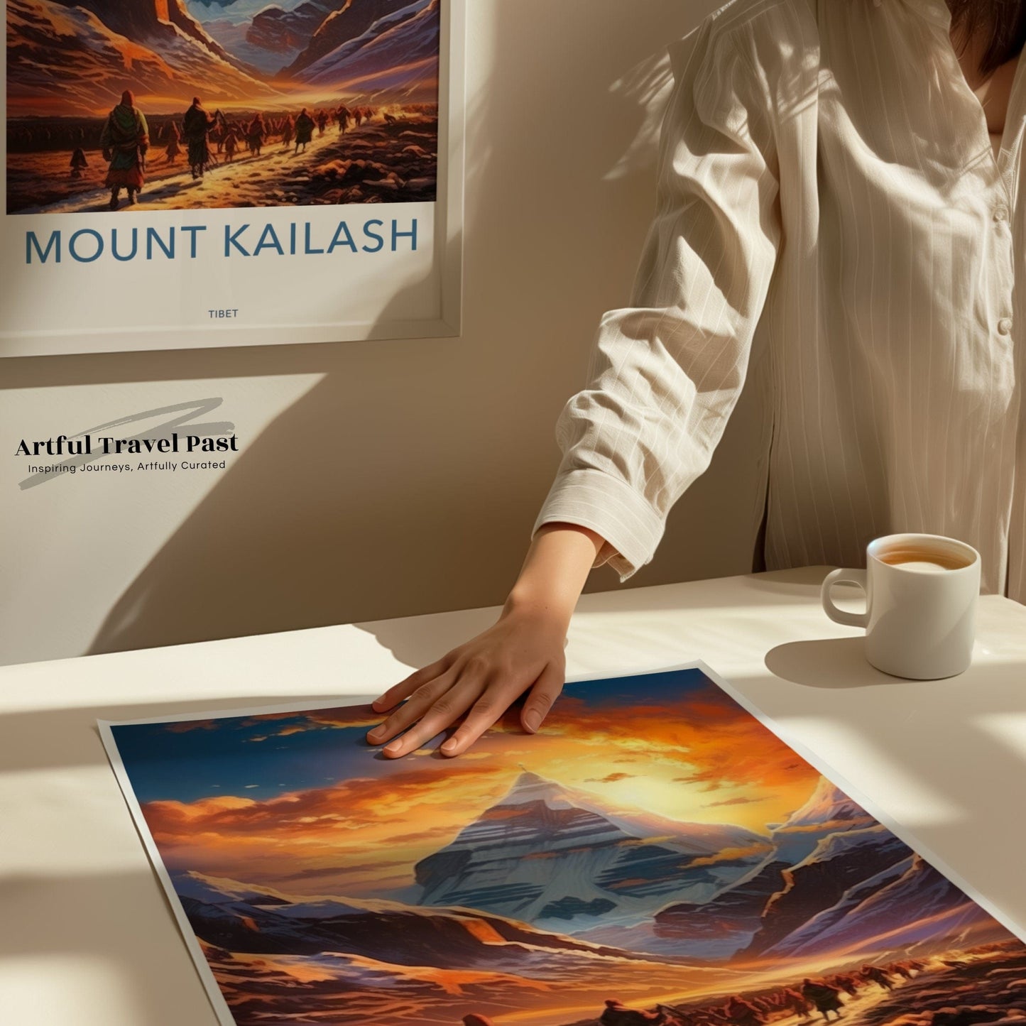 Mount Kailash Poster | Tibet Wall Art | South Asia Decor
