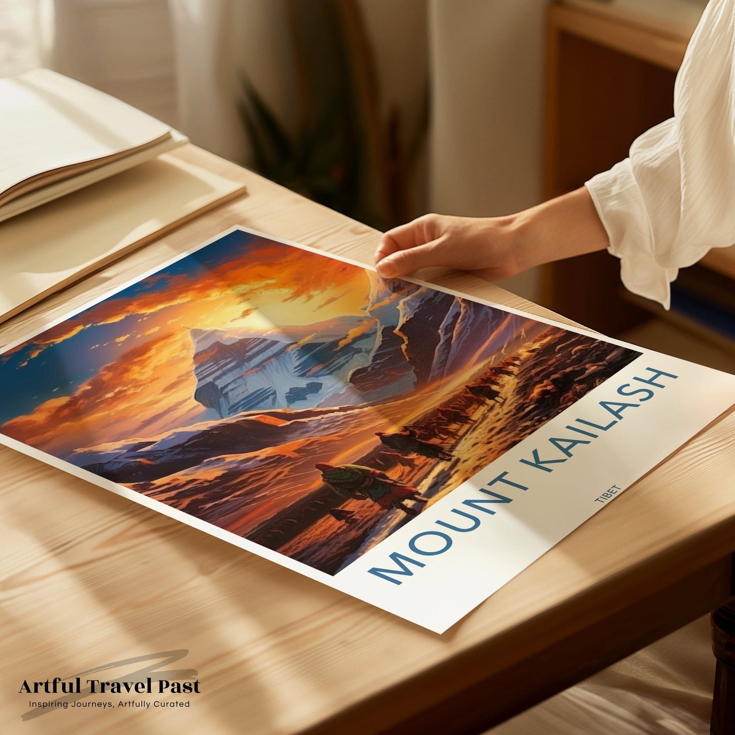 Mount Kailash Poster | Tibet Wall Art | South Asia Decor