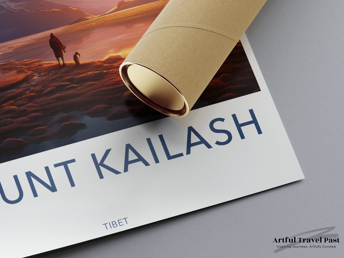 Mount Kailash Poster | Tibet Wall Art | South Asia Decor