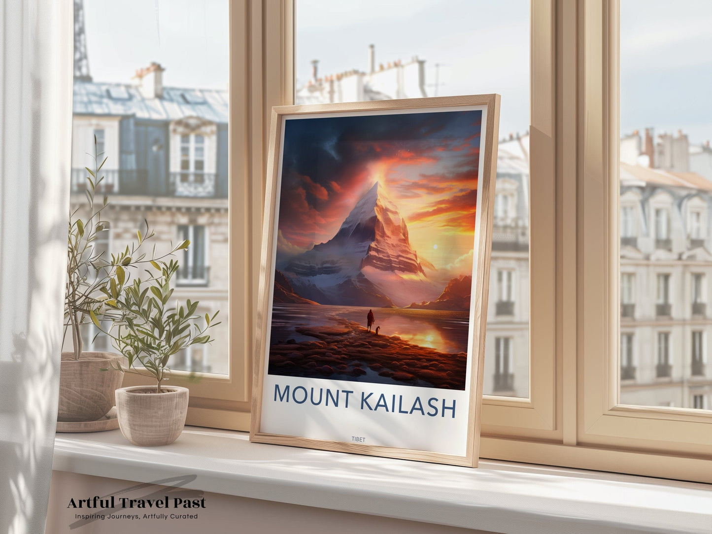 Mount Kailash Poster | Tibet Wall Art | South Asia Decor