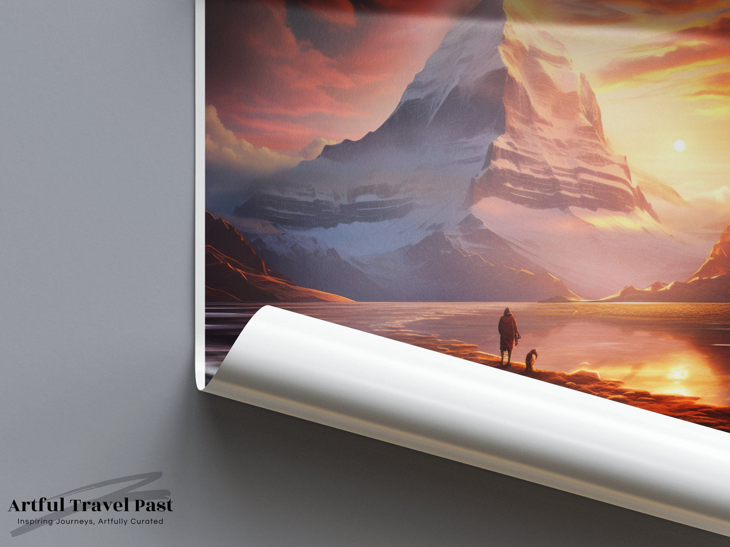 Mount Kailash Poster | Tibet Wall Art | South Asia Decor