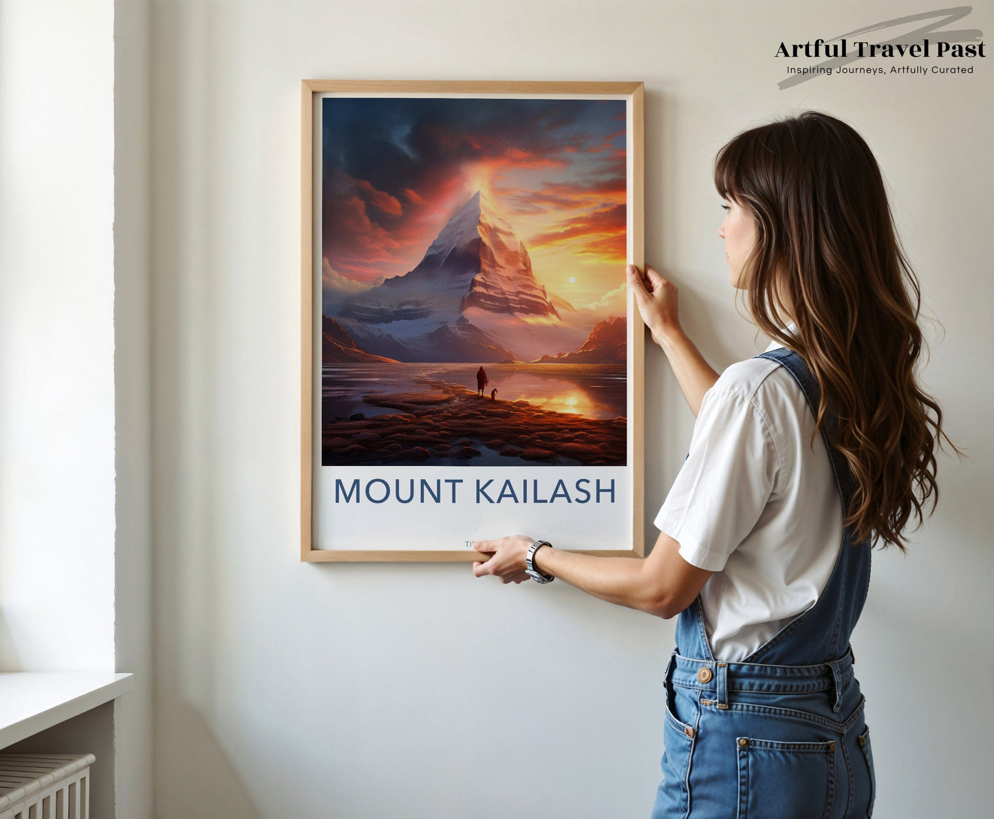 Mount Kailash Poster | Tibet Wall Art | South Asia Decor