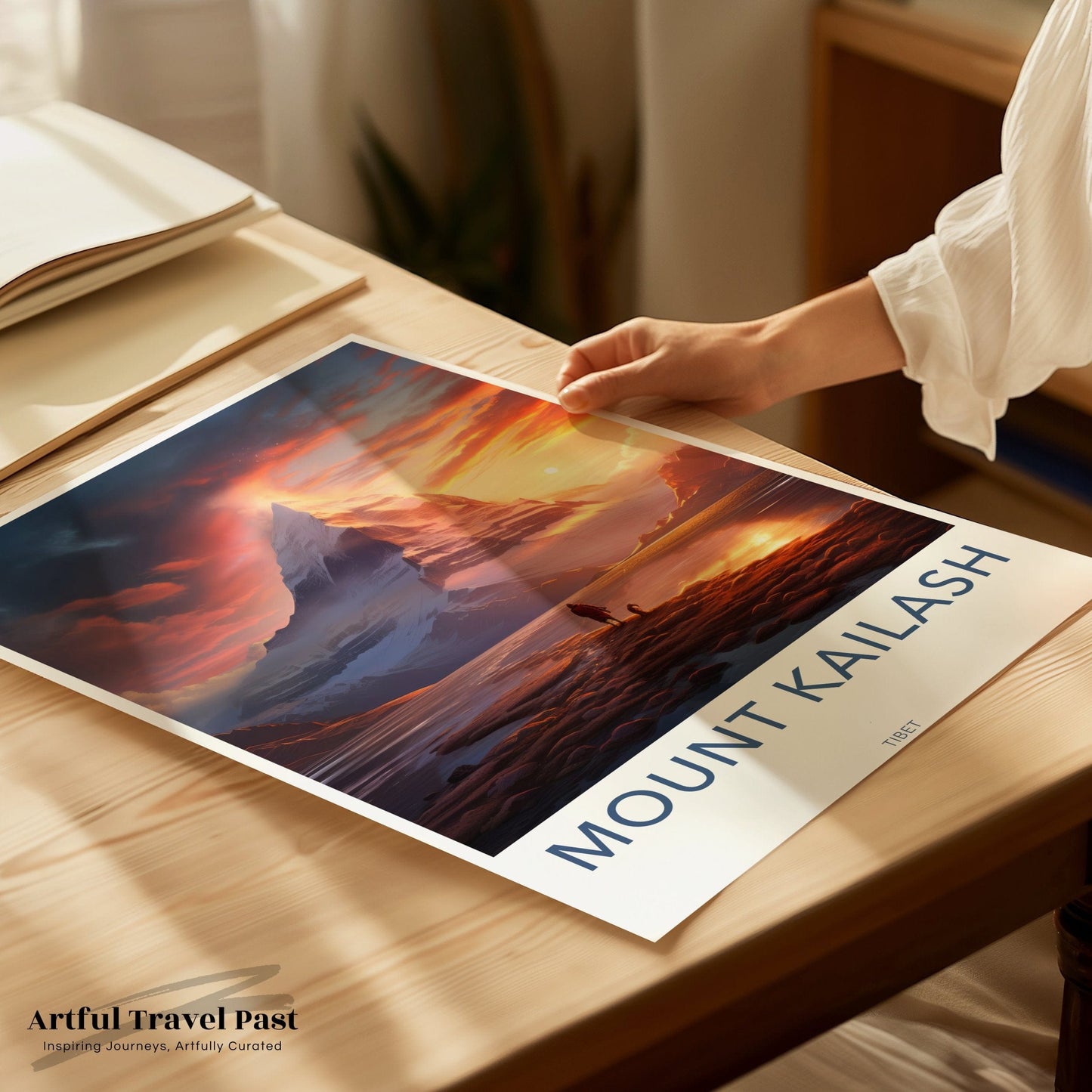 Mount Kailash Poster | Tibet Wall Art | South Asia Decor