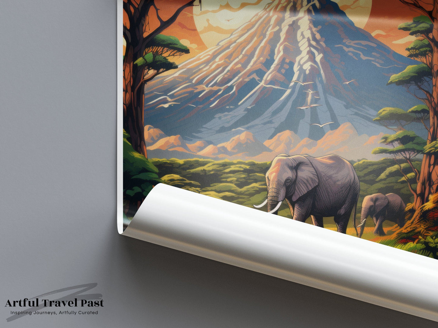 Mount Kilimanjaro Poster | Tanzania Wall Art
