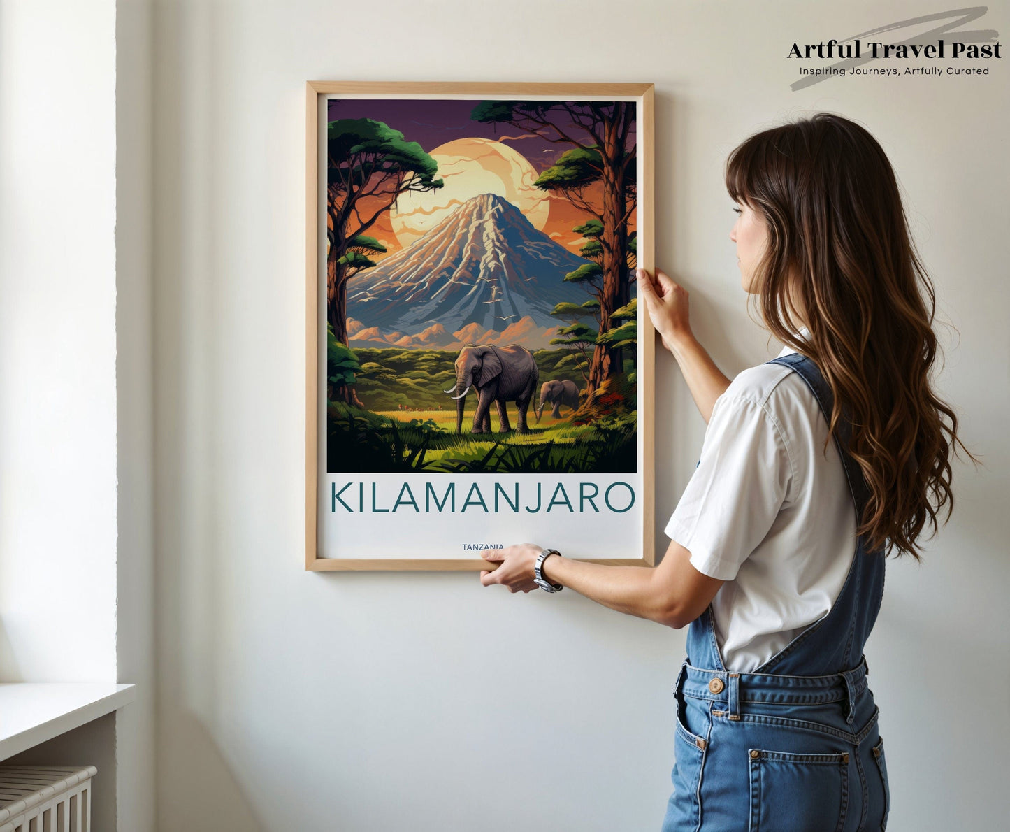 Mount Kilimanjaro Poster | Tanzania Wall Art