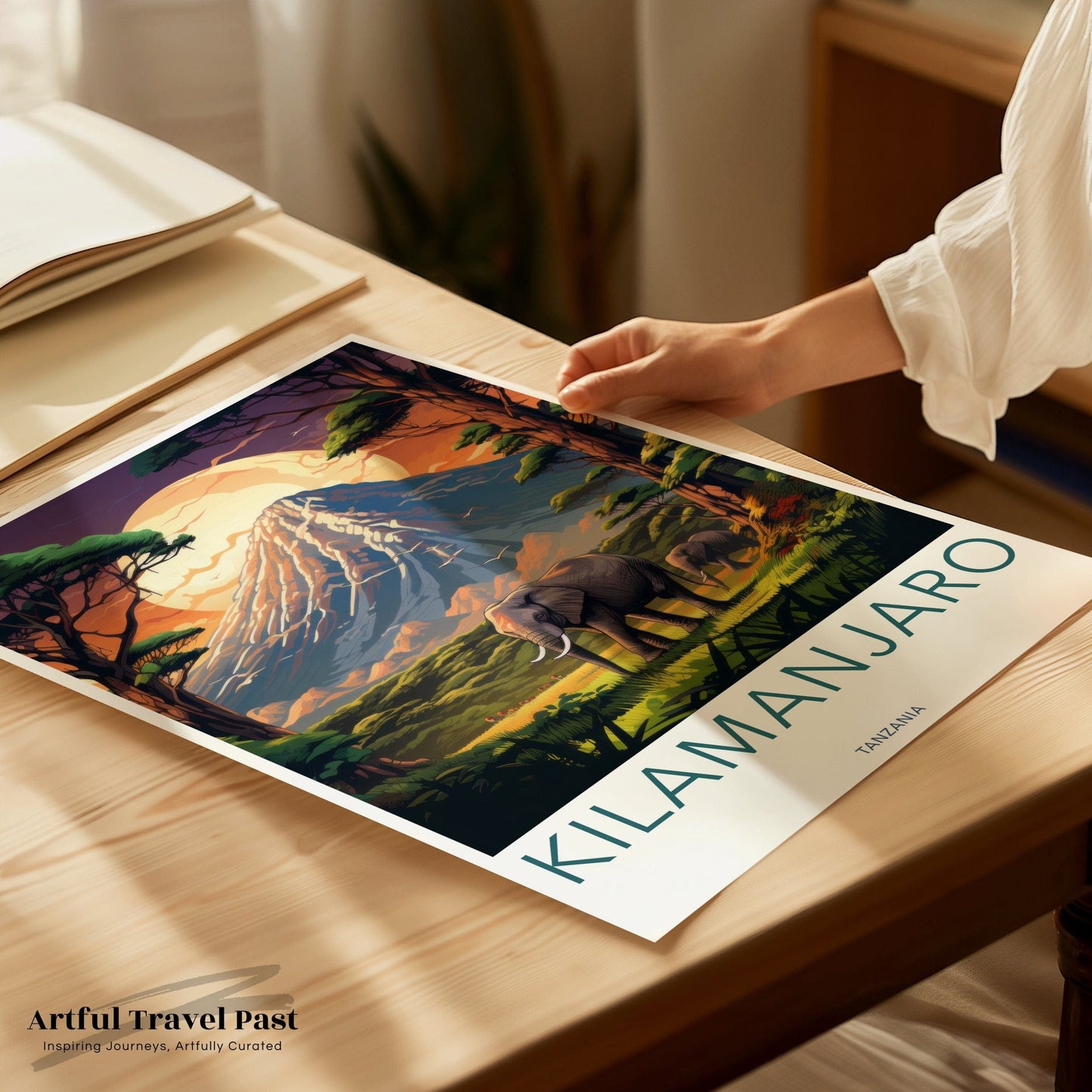 Mount Kilimanjaro Poster | Tanzania Wall Art