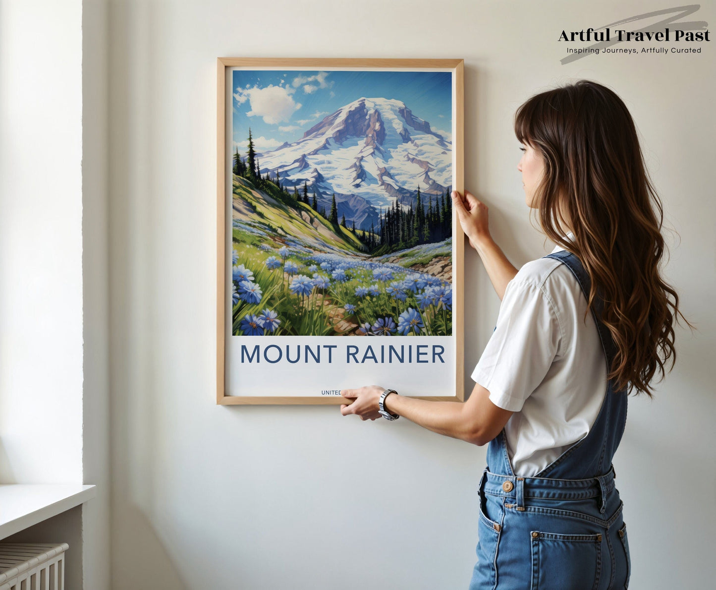 Mount Rainier Poster - Washington Wall Art