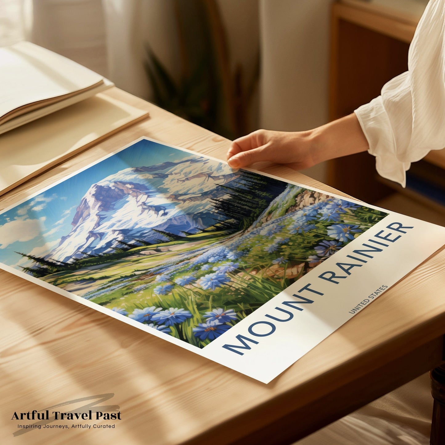Mount Rainier Poster - Washington Wall Art