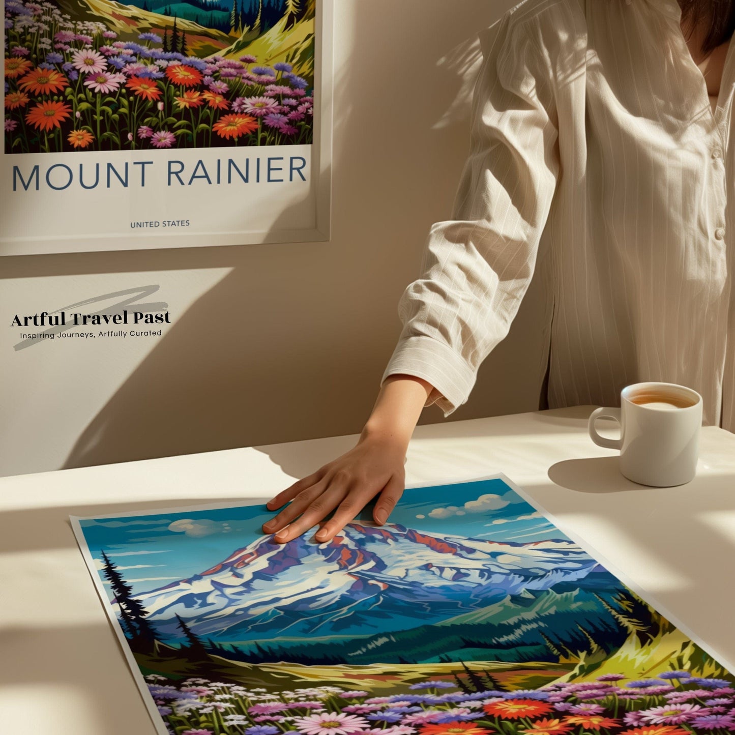 Mount Rainier Poster - Washington Wall Art