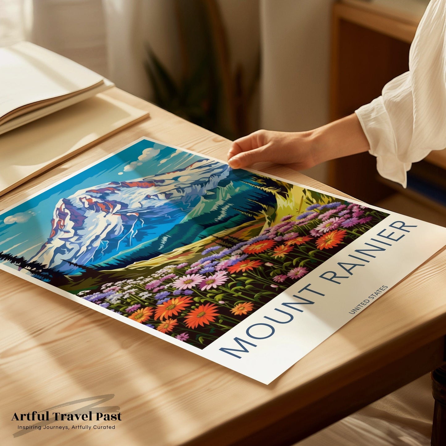Mount Rainier Poster - Washington Wall Art