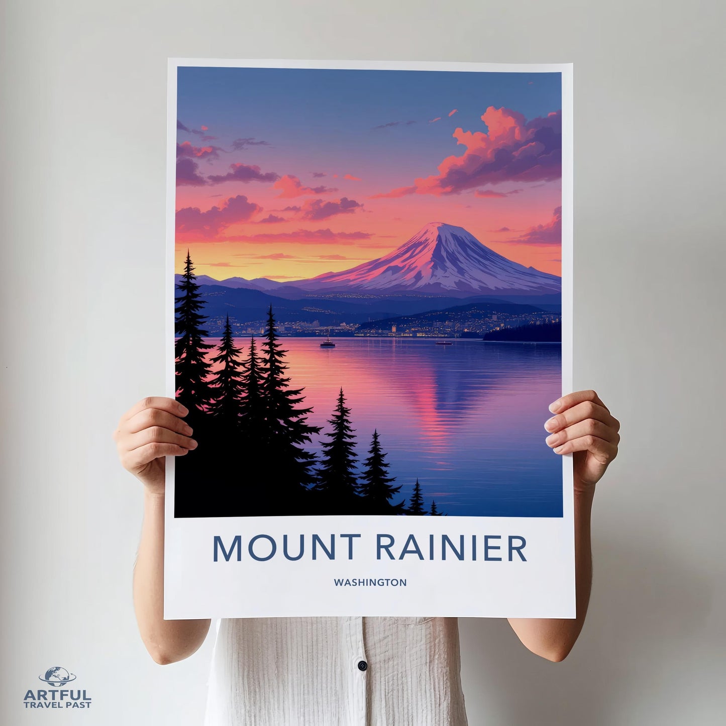 Mount Rainier Poster - Washington Wall Art