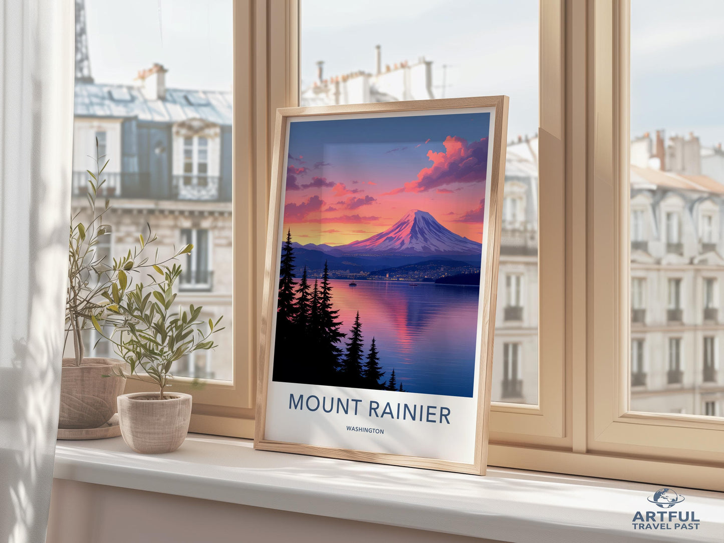 Mount Rainier Poster - Washington Wall Art