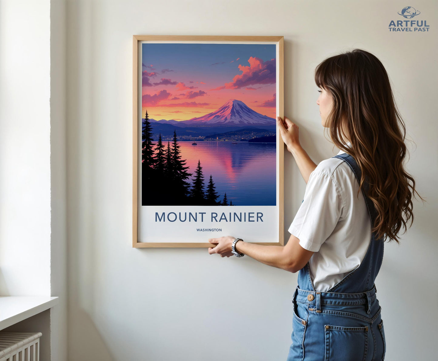 Mount Rainier Poster - Washington Wall Art