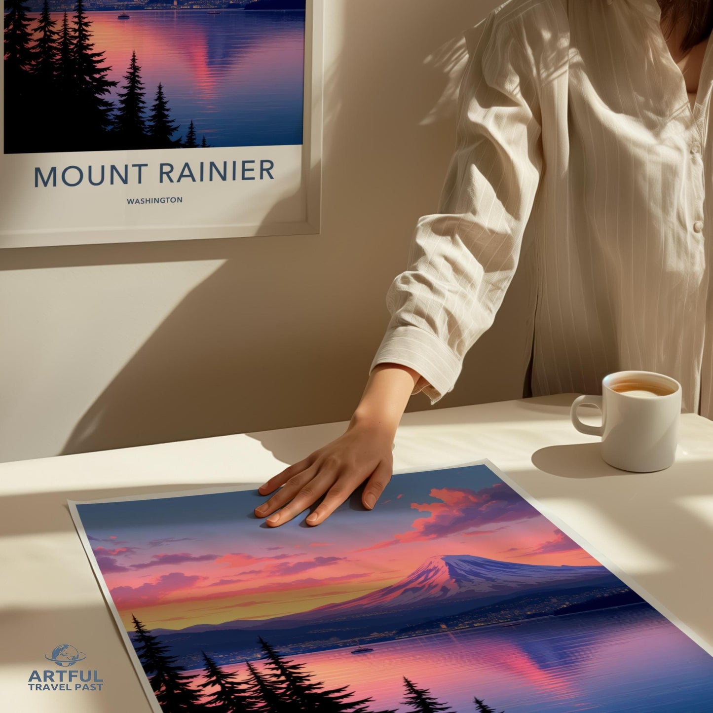 Mount Rainier Poster - Washington Wall Art