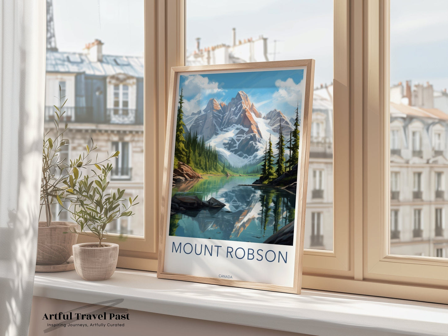 Mount Robson Poster | British Columbia Wall Art | Canada Decor