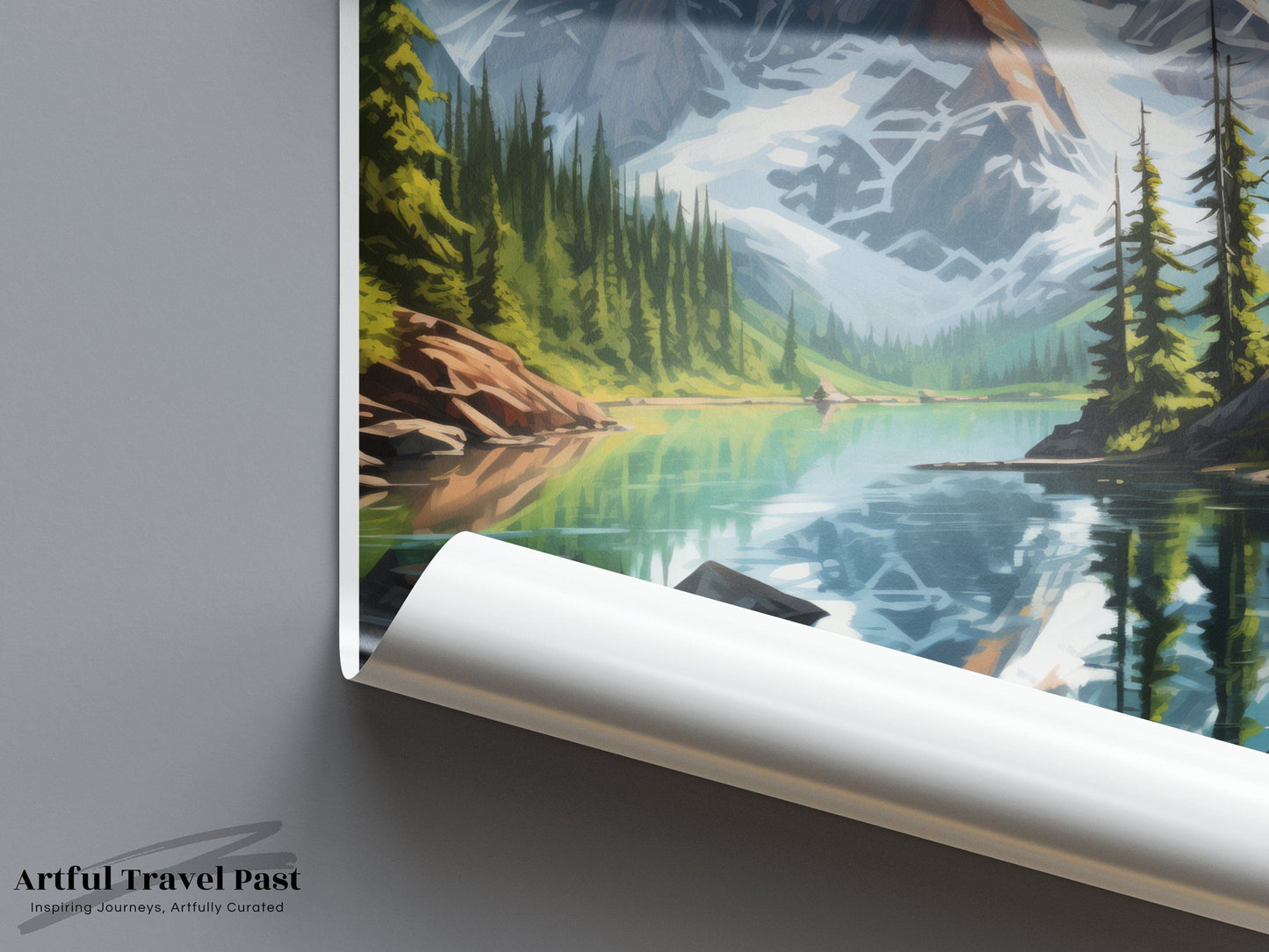 Mount Robson Poster | British Columbia Wall Art | Canada Decor