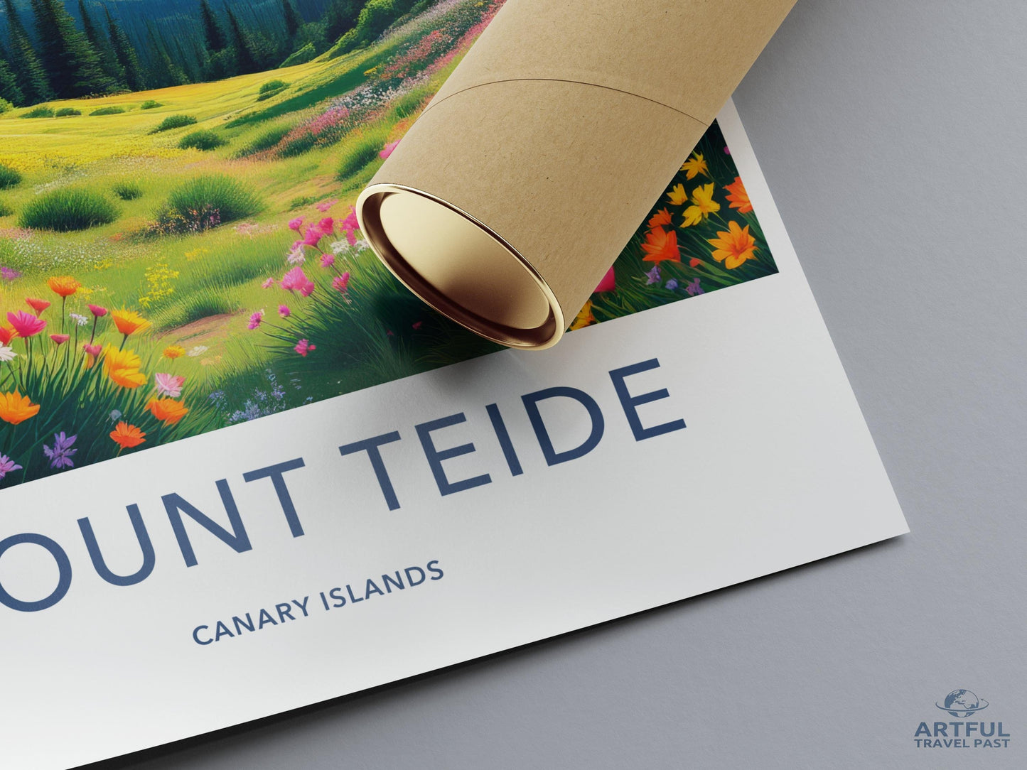 Mount Teide Poster - Canary Islands Art