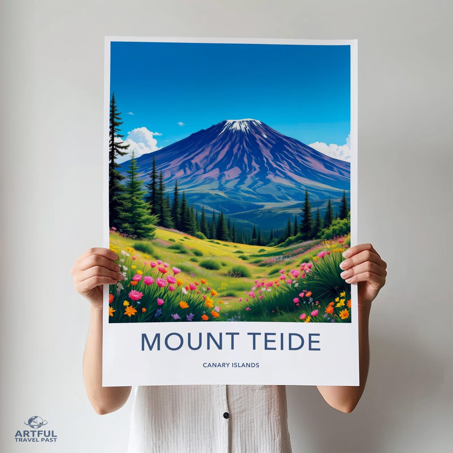 Mount Teide Poster - Canary Islands Art