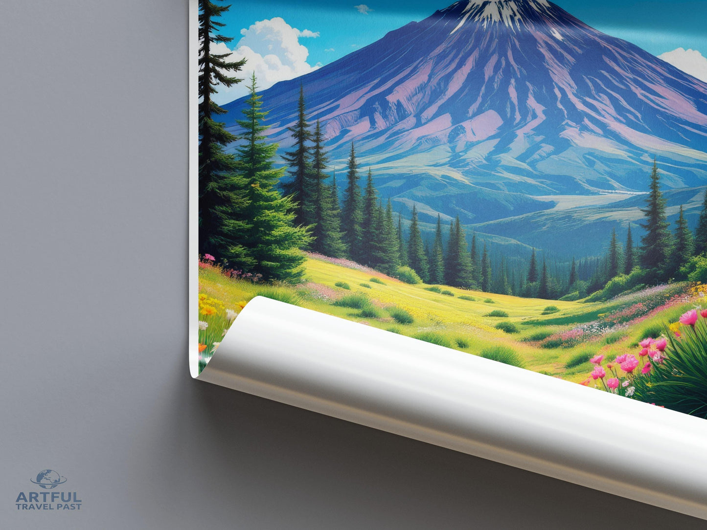 Mount Teide Poster - Canary Islands Art