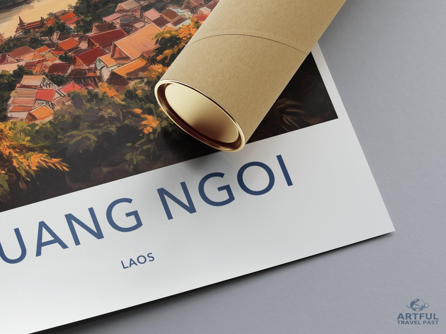Muang Ngoi Poster - Laos Wall Art