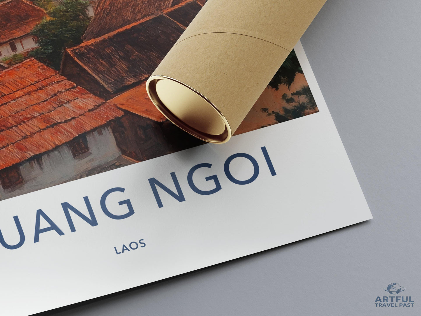 Muang Ngoi Poster - Laos Wall Art