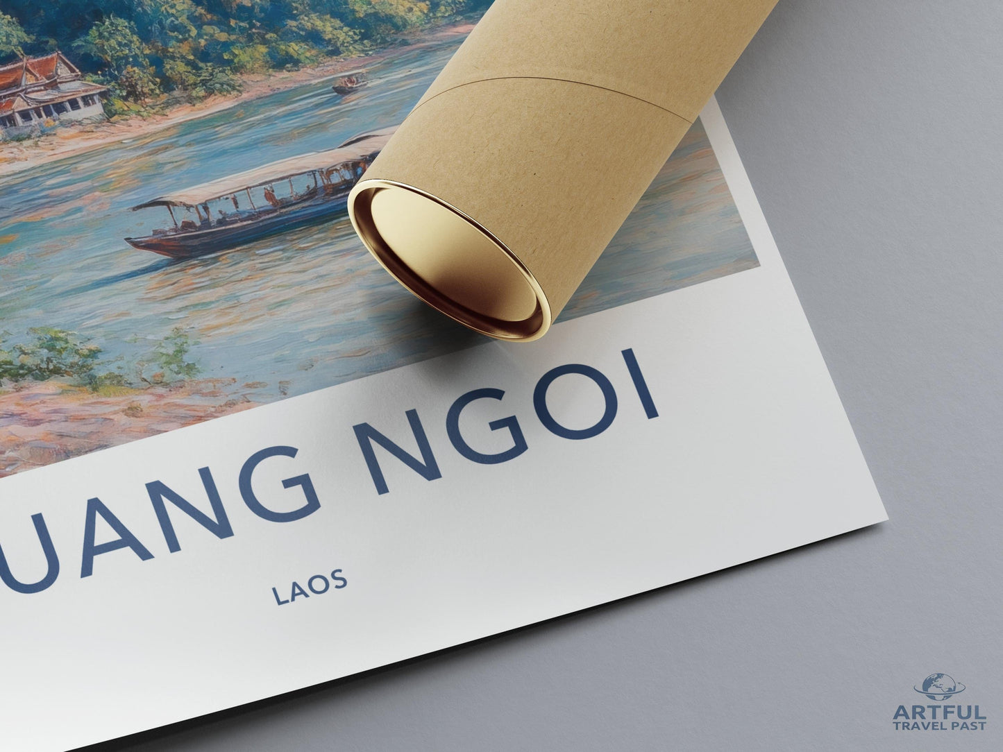 Muang Ngoi Poster - Laos Wall Art