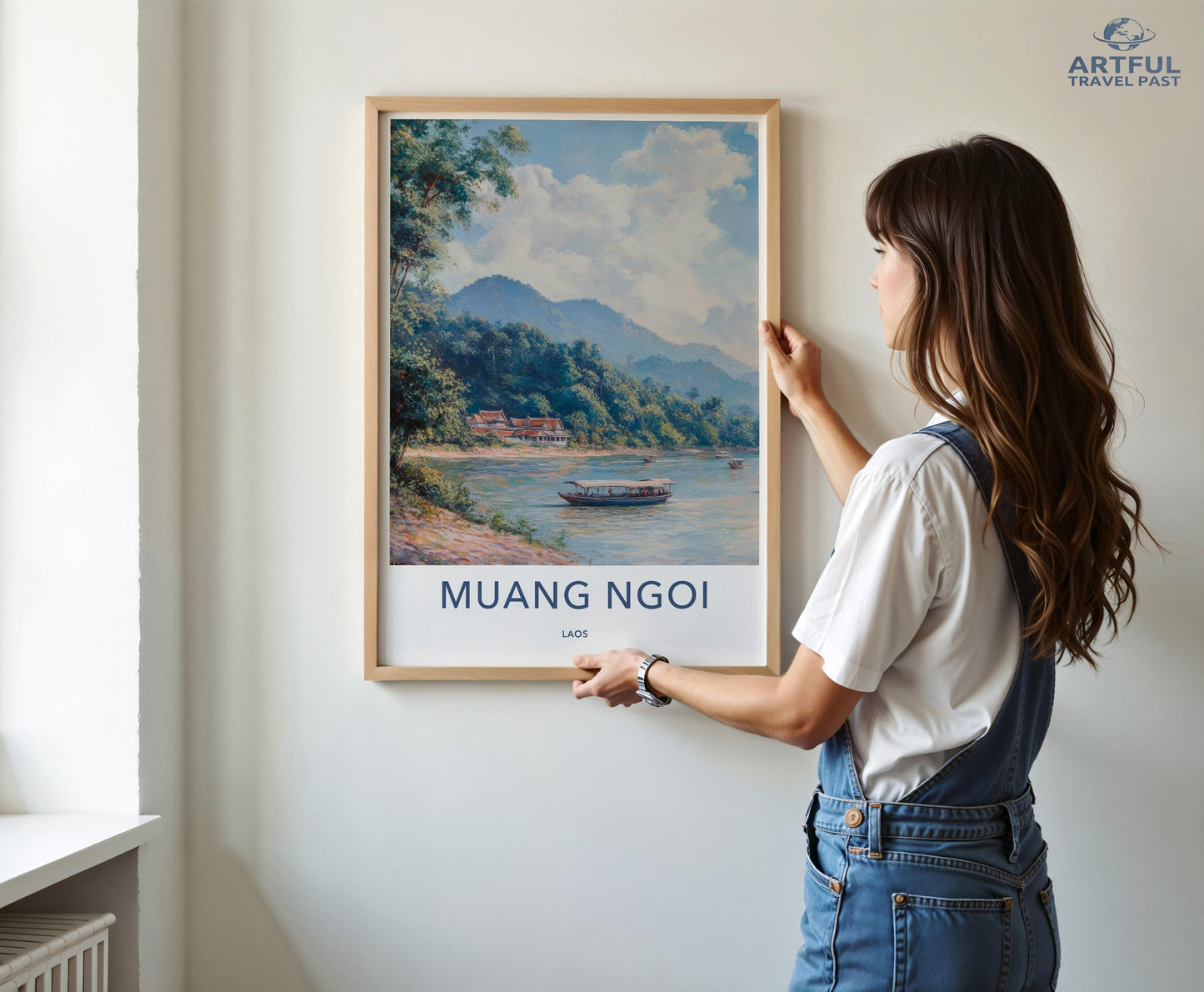 Muang Ngoi Poster - Laos Wall Art