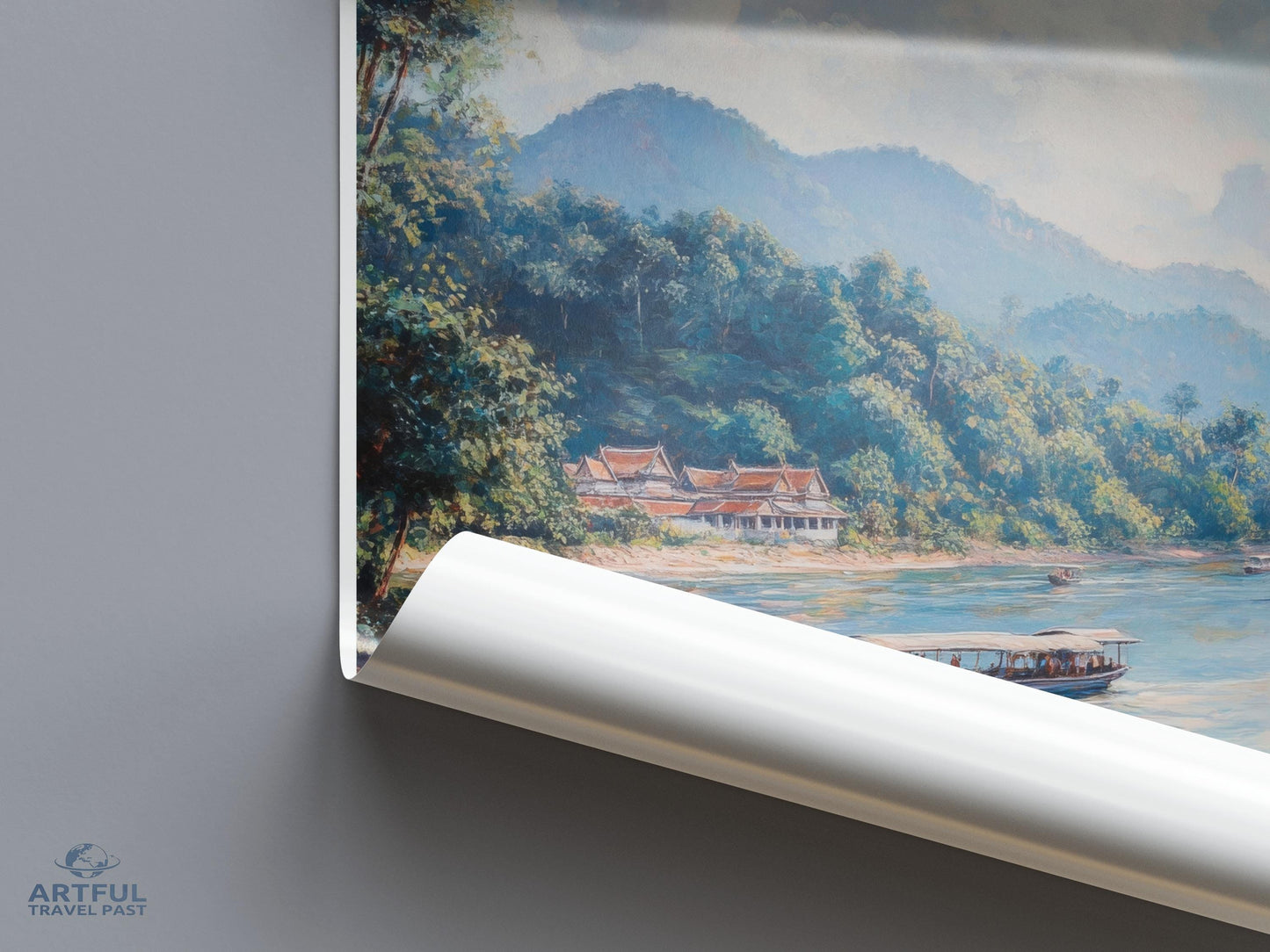 Muang Ngoi Poster - Laos Wall Art