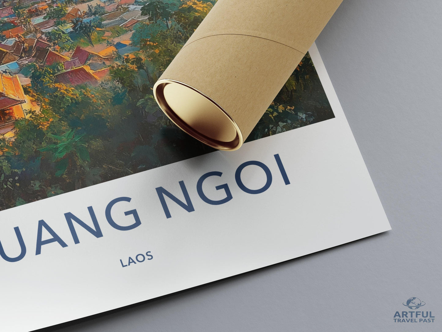Muang Ngoi Poster - Laos Wall Art
