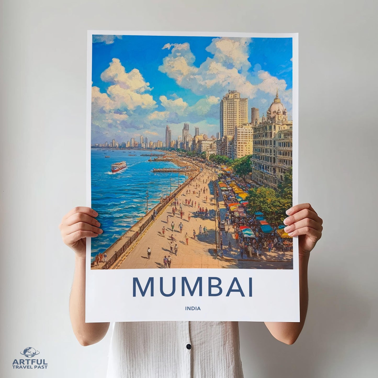 Mumbai Poster - India Wall Art