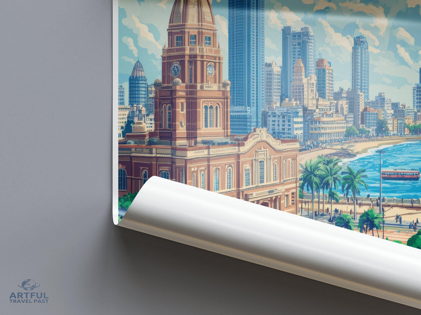 Mumbai Poster | Maharashtra Wall Art | India Decor