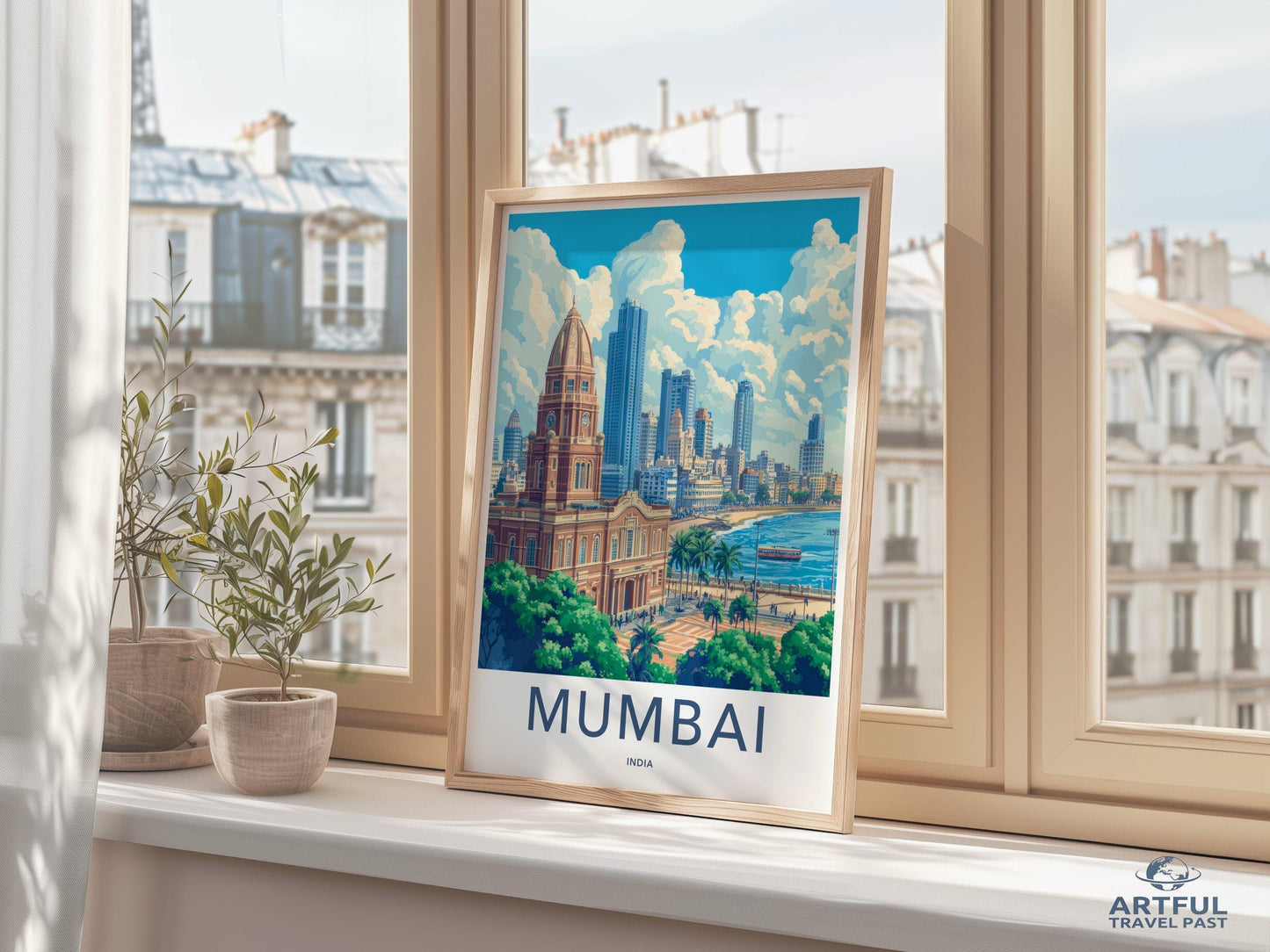 Mumbai Poster | Maharashtra Wall Art | India Decor