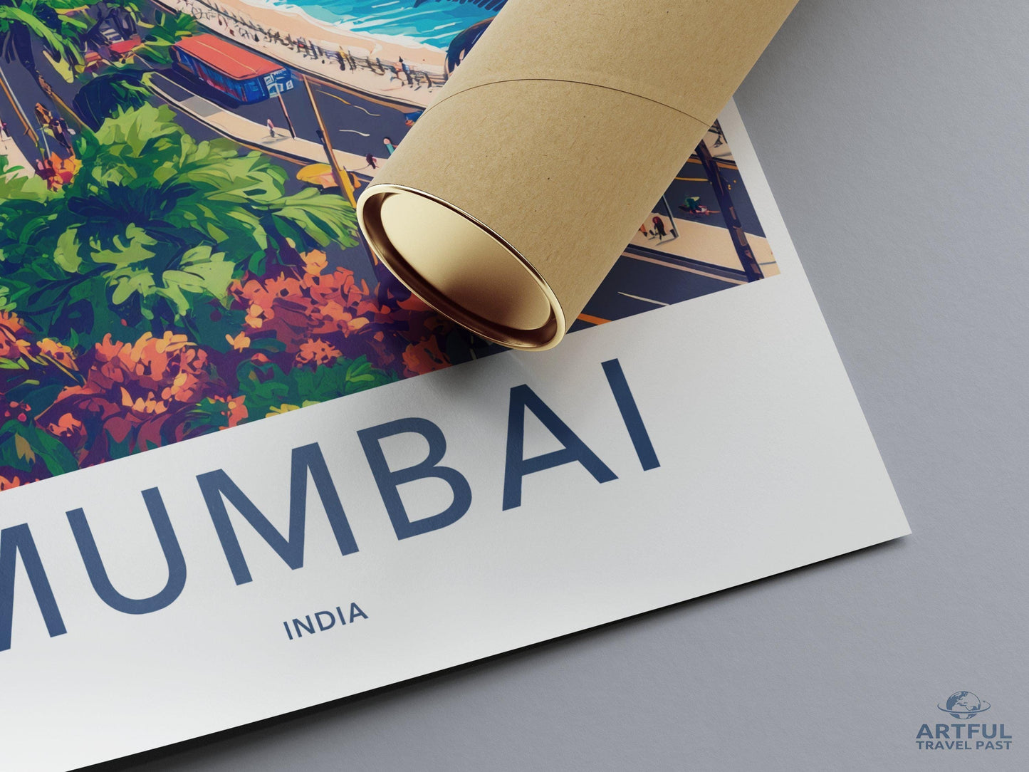 Mumbai Poster | Maharashtra Wall Art | India Decor