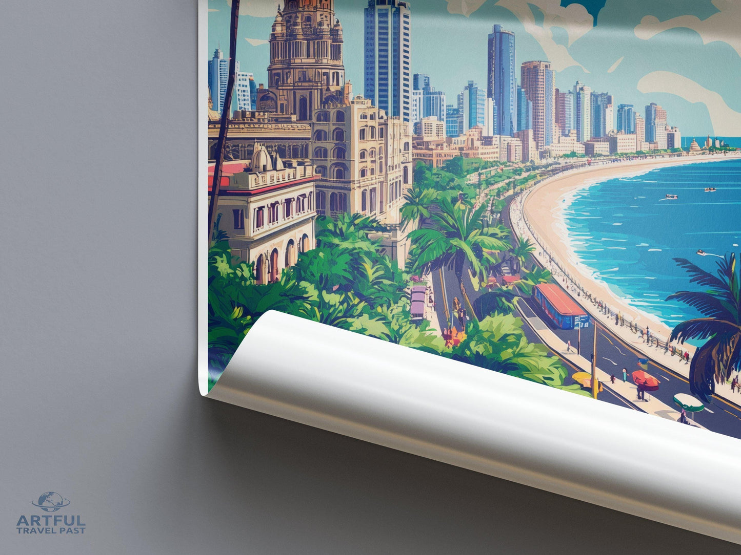 Mumbai Poster | Maharashtra Wall Art | India Decor