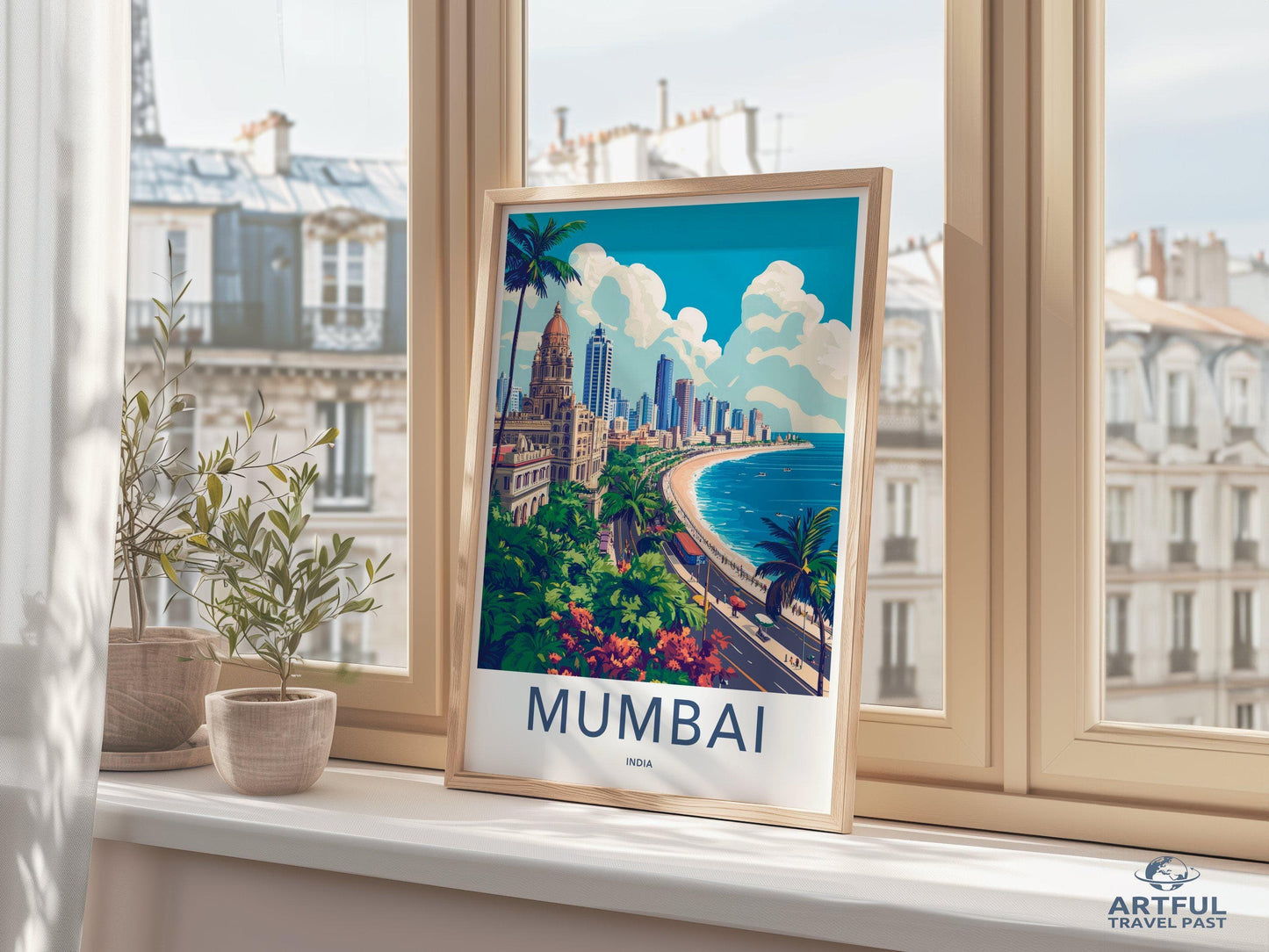 Mumbai Poster | Maharashtra Wall Art | India Decor