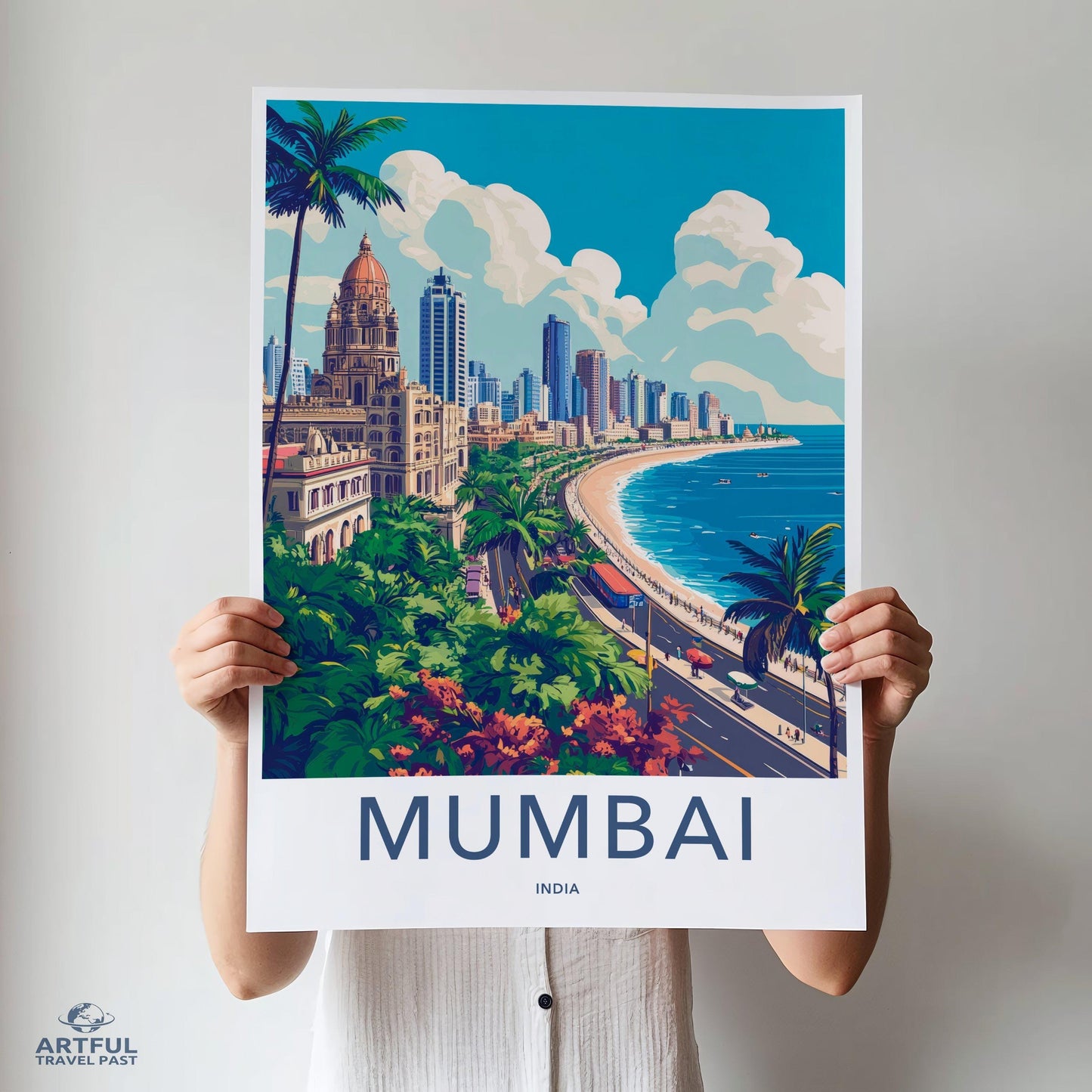 Mumbai Poster | Maharashtra Wall Art | India Decor