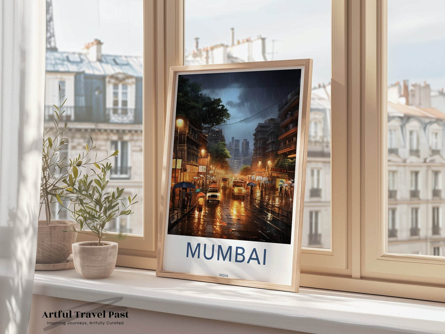 Mumbai Poster | Maharashtra Wall Art | India Decor