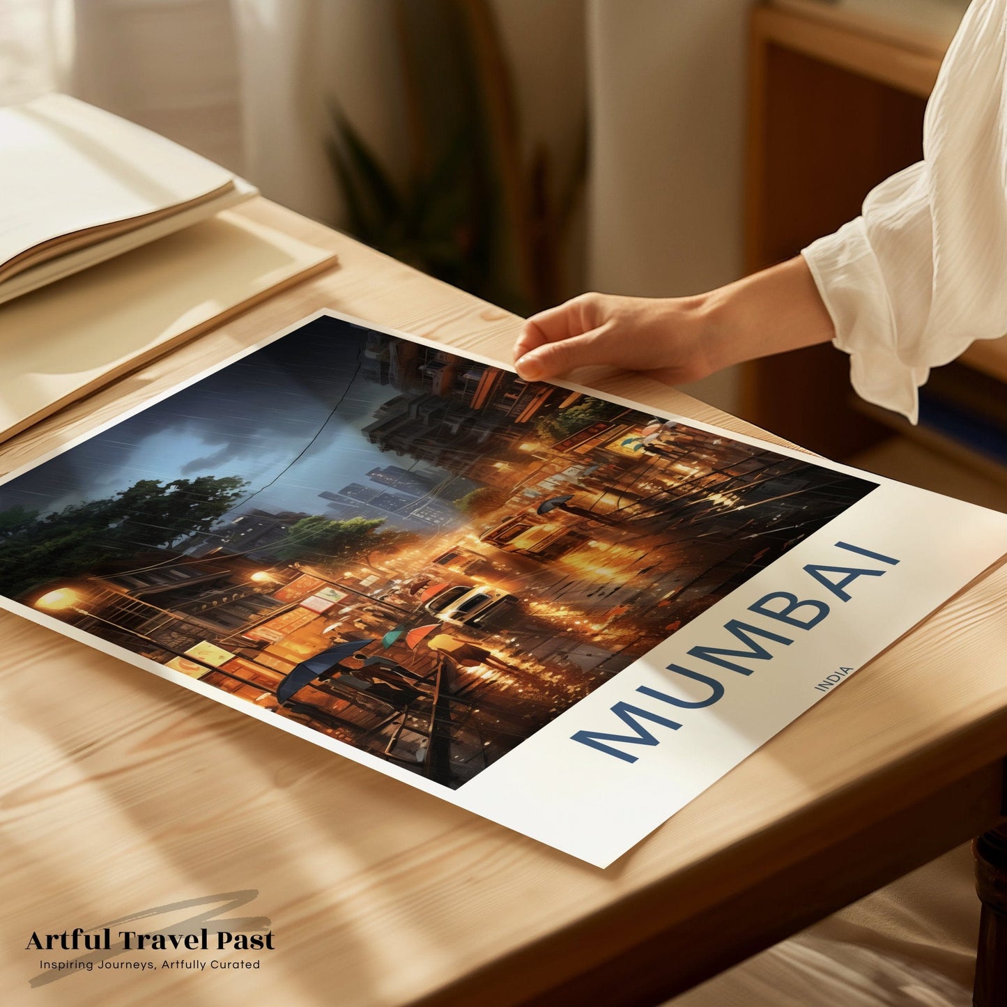 Mumbai Poster | Maharashtra Wall Art | India Decor