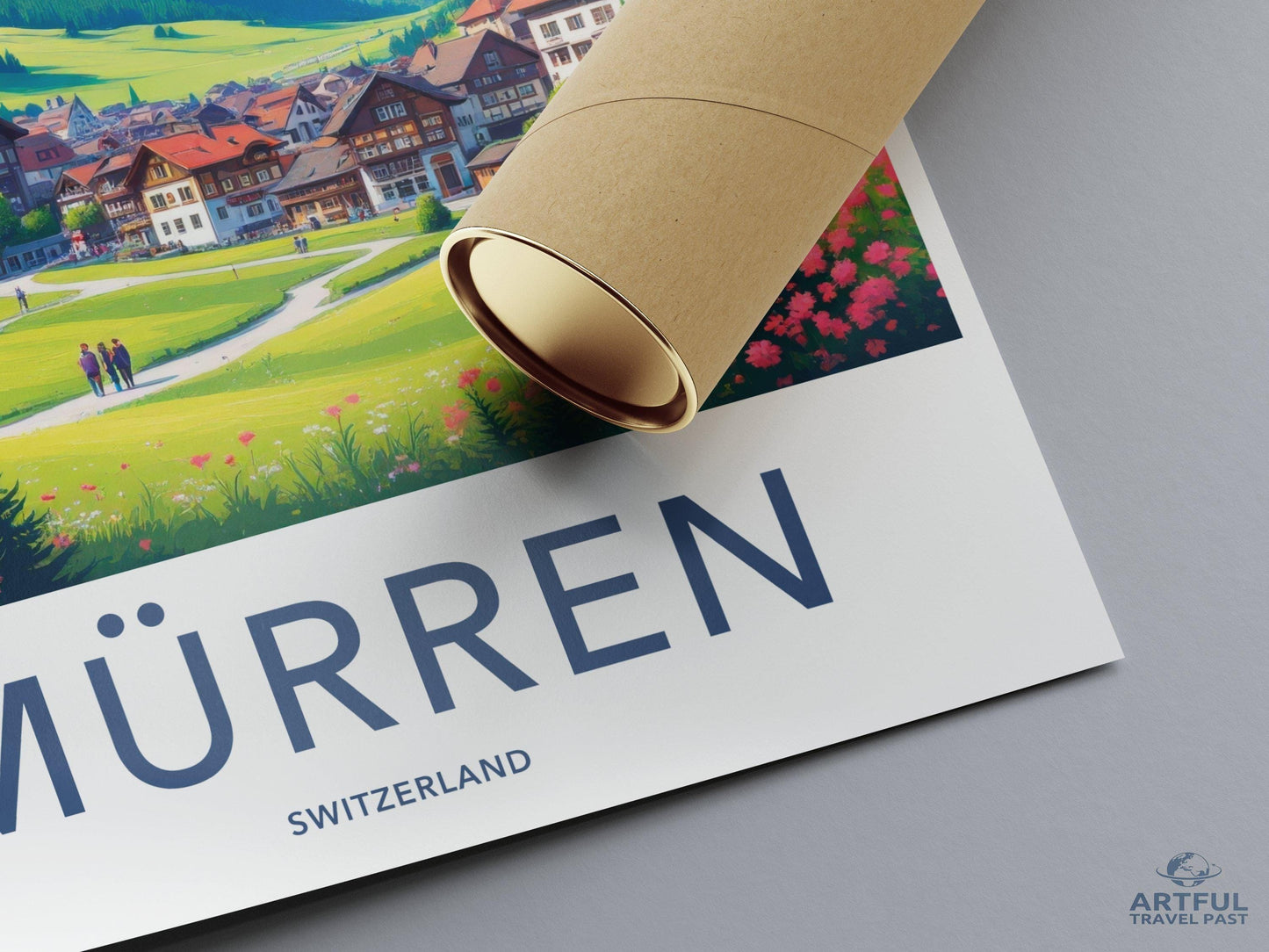 Mürren Poster - Switzerland Wall Art