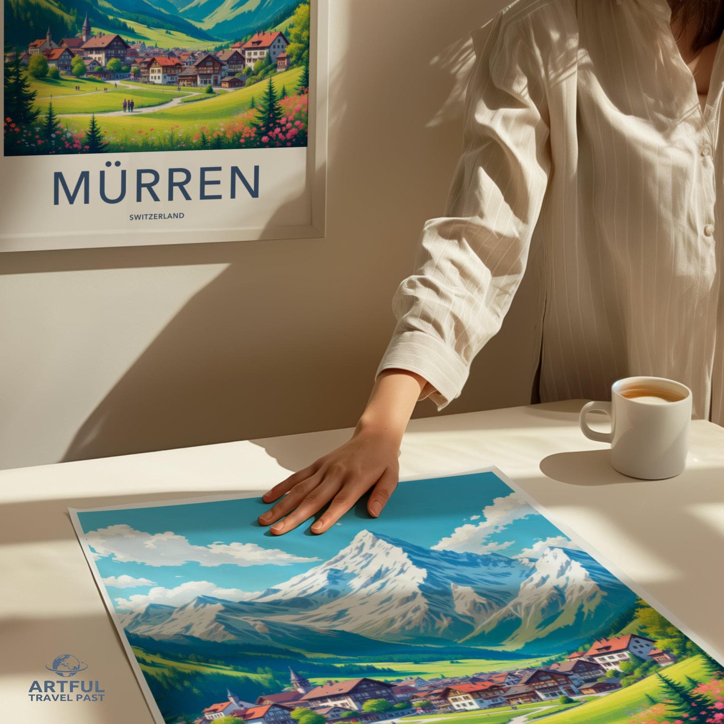 Mürren Poster - Switzerland Wall Art