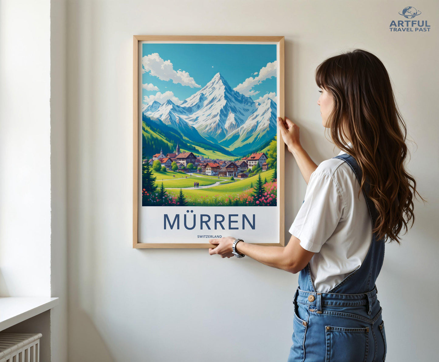Mürren Poster - Switzerland Wall Art
